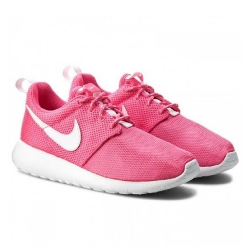 Nike GS Goshe Running Shoe Girls 5.5 Women 7 Hot Pink Mesh Lightweight Gym